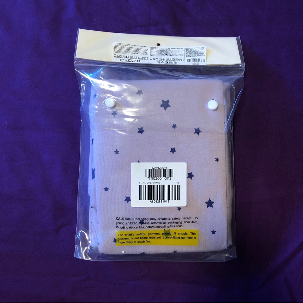 Gap Kids Organic Cotton Pajama Set Size 12 - Picture 2 of 6